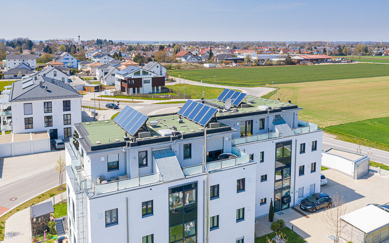 Thermische Solaranlage Mehrfamilienhaus